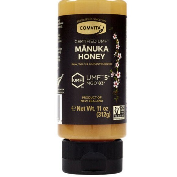 Comvita Manuka Honey UMF 5+ MGO 83+ Squeeze Bottle 11oz - Picture 2 of 4